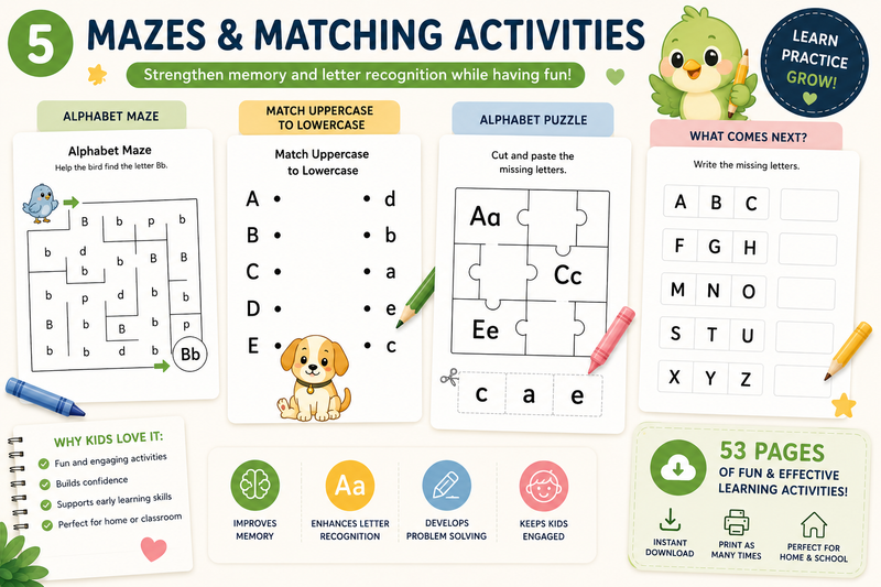 Match the letters game preview